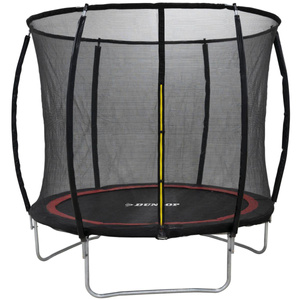 TRAMPOLINA DUNLOP PREMIUM Z SIATKĄ WEWNĘTRZNĄ fi244cm