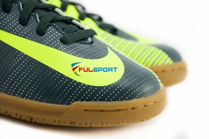 Zielone buty piłkarskie na halę Nike Mercurial Vortex IC CR7 852533-376