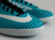 Niebieskie buty piłkarskie na halę Nike MercurialX Vapor IC 831947-404 JR