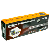 Szaro-żółte obciążniki miękkie Allright FE08014 2x0,5 kg