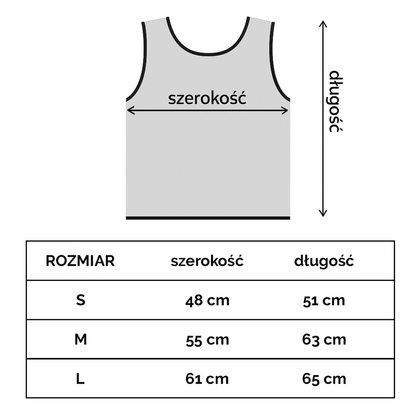 Znacznik treningowy na koszulkę - neonowy zielony