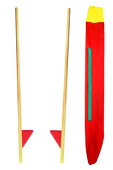 Szczudła cyrkowe drewniane 140 cm