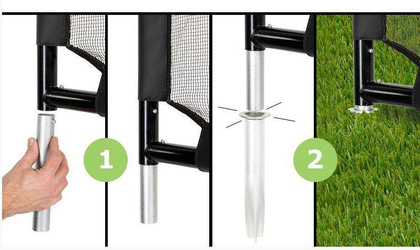 Bramka do piłki nożnej Exit Maestro 180x120 cm