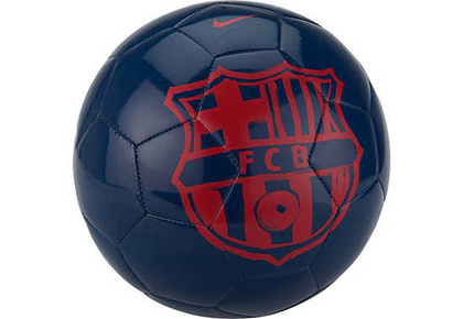 Piłka nożna Nike FC Barcelona SC3011-410 rozmiar 5 - granatowa