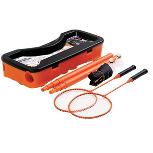 ZSB1 ZESTAW DO BADMITONA 2 RAKIETY + 2 LOTKI + SIATKA + WALIZKA NILS