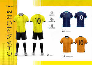Komplet piłkarski Vigo Champion 2 + nadruk Sublimacja