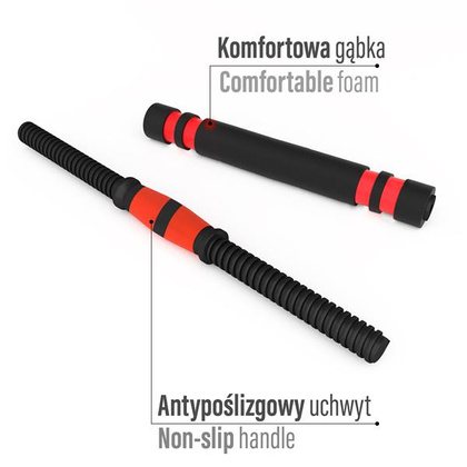 SGN140 PRO SET 6W1 ZESTAW CIĘŻARÓW 40KG HMS