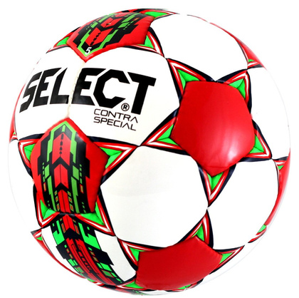 Czerwono-biała piłka nożna Select Contra Special rozmiar 5
