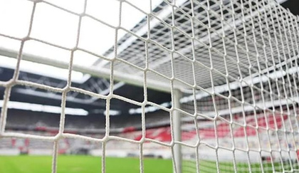 Siatka na bramkę 7,32 x 2,44 m 4 mm Niebieski