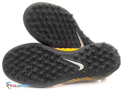 Pomarańczowo-czarne buty piłkarskie na orlik Nike Magista Ola TF 844416-801 JR