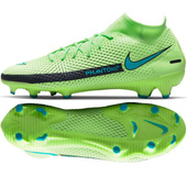Zielone buty piłkarskie korki Nike Phantom GT Academy FG/MG CW6667 303