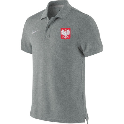 Szara koszulka NIke Team Polo Core Polska 454800-050