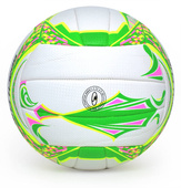 Biało-zielona piłka do siatkówki plażowej Smj Princess Beach Cup