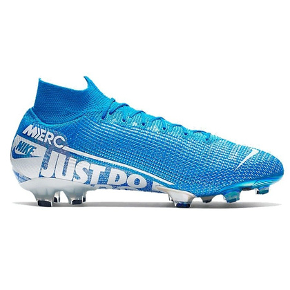 Niebieskie buty piłkarskie korki Nike Mercurial Superfly 7 Elite FG AQ4174-414