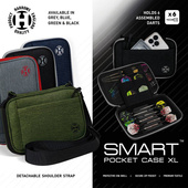 Pokrowiec na rzutki Harrows SMART CASE 6 XL grey/black
