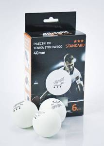 Białe piłeczki do tenisa stołowego 40mm TT04002 6 szt
