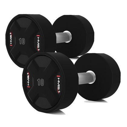 HPC SET ZESTAW HANTLI POLIURETANOWYCH 2 x 2.5 - 25 KG CPU (275 KG) HMS