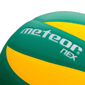 Żółto-zielona piłka siatkowa Meteor Nex 10075 - rozmiar 5