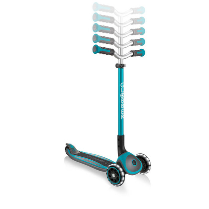 Hulajnoga 3-kołowa Globber Master Lights 662-105-2 Teal