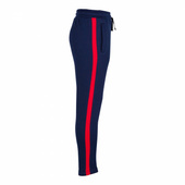 Granatowo-czerwone spodnie dresowe Joma Stripe 500422.306