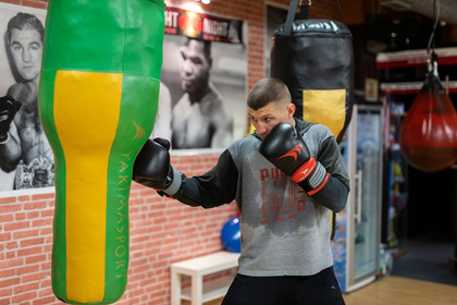 Rękawice bokserskie skóra naturalna PRO SPIDER 16 oz