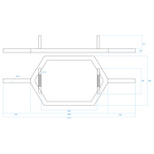 GHX02B GRYF HEKSAGONALNY 28KG 1700MM HMS