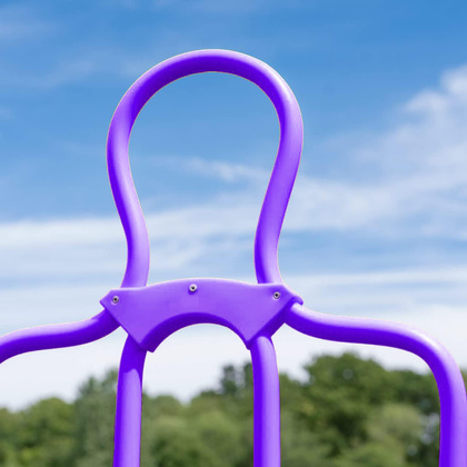 Mur piłkarski AirFlow, 160cm, Pasywny obrońca junior Fioletowy