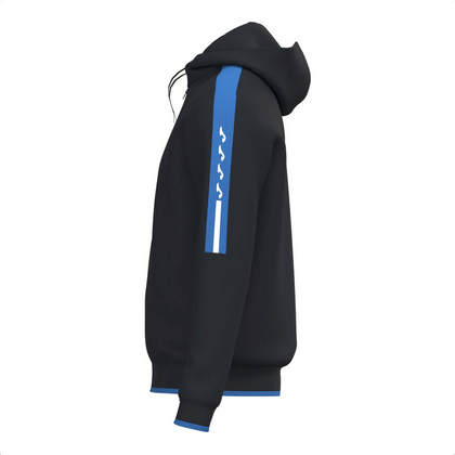 Czarno-niebieska bluza z kapturem Joma Olimpiada 103707.107