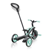 Czarno-miętowy rowerek biegowy Globber Explorer Trike 4w1 632-206-3