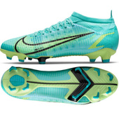 Niebieskio-miętowe buty piłkarskie korki Nike Mercurial Vapor 14 Pro CU5693 403