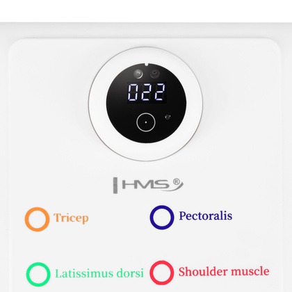 DBP03 WIELOFUNKCYJNA DESKA DO ĆWICZEŃ MIĘŚNI BRZUCHA I POMPEK Z LICZNIKIEM HMS