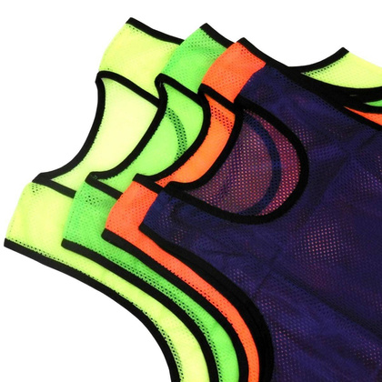 Pomarańczowy znacznik treningowy fluorescencyjny obszyty lamówką marki Legend