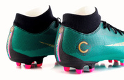 Zielone buty piłkarskie Nike Mercurial Superfly Academy CR7 MG AJ3541-390