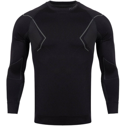 Czarny komplet termoaktywny męski Alpinus Baselayer Active GT43257
