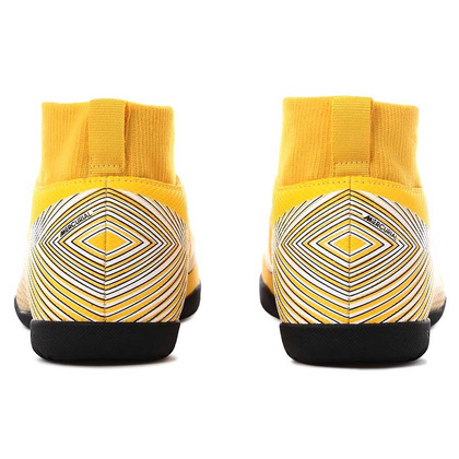 Żółte buty piłkarskie na halę Nike Mercurial Superfly Club Neymar IC AO2891-710 Junior