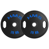 TOG20 2 x 20 KG TALERZ OLIMPIJSKI OGUMOWANY 2 x 20 KG HMS