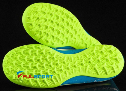 Niebiesko-żółte buty piłkarskie na orlik Nike Mercurial Victory TF 921494-400 JR
