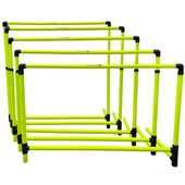 Zestaw żółty płotek treningowy regulowany 68-106 cm 100864 (5 szt.)