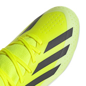 Biało-seledynowe buty korki Adidas X Crazyfast League IF0691 - Junior