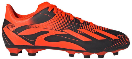 Czarno-pomarańczowe buty piłkarskie Adidas X Speedportal Messi.4  GZ5139 - Junior