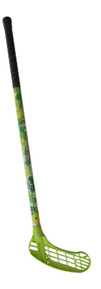 Czarno-zielony kij do unihokeja Eurostick Splash 95 cm