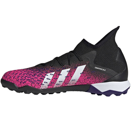 Czarno-różowe buty piłkarskie turfy Adidas Predator Freak.3 TF FW7517
