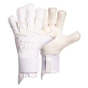 Białe rękawice bramkarskie Football Masters Invictus X PRO All White