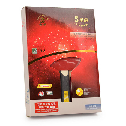 Rakietka do tenisa stołowego ping-ponga Giant Dragon 5★ N8052 + pokrowiec