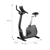 M1815 ROWER STACJONARNY ELEKTROMAGNETYCZNY Z GENERATOREM HMS PREMIUM