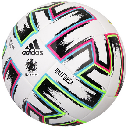 Biała piłka nożna Adidas Uniforia League 350g FH7357 Junior rozmiar 4