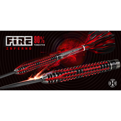 Rzutki Harrows Fire Inferno 90% Steeltip