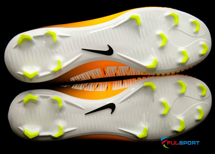 Pomarańczowo-czarne buty piłkarskie Nike Mercurial Victory DF FG 903600-801 JR