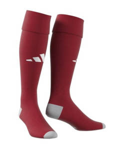 Czerwone getry piłkarskie adidas Milano IB7817