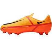Pomarańczowe buty piłkarskie korki Nike Phantom GT2 Academy FG/MG DC0812 808 - Junior